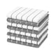 thumbnail image 1 of Microfiber Kitchen Towels - Super Absorbent, Soft Dish Towels, 8 Pack Stripe Designed Grey and Whit, 1 of 5