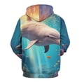 thumbnail image 3 of Underwater Dolphin Adventure 3d Sweatshirts Hoodie Fashion Casual Personality Men's Women Street Hoodie Pullovers Long Sleeve Comfortable Top, 3 of 6