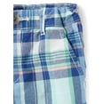 thumbnail image 3 of The Children's Place Toddler Boys Plaid Chino Short, Sizes 2T-5T, 3 of 3