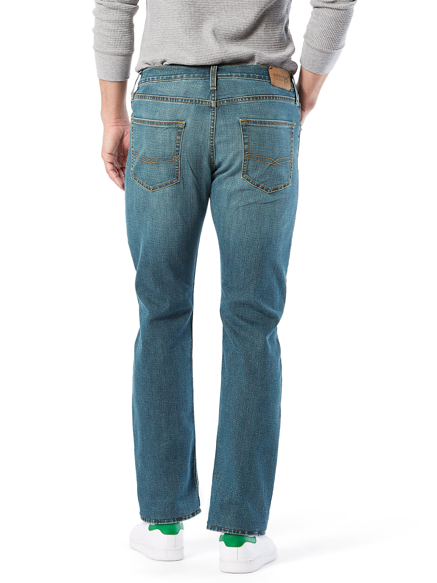 Signature by Levi Strauss & Co. Men's and Big and Tall Straight Fit Jeans - image 4 of 6