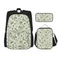 thumbnail image 1 of Balery Green Rabbit Mochila escolar 3 en 1 para niños: mochila resistente con lonchera térmica y estuche para lápices. Mochila escolar para niños y niñas., 1 of 7
