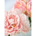thumbnail image 5 of Tinsow Peonía Artificial Para Decoración Del Hogar, 5 Piezas De Peonías Artificiales Con Tallos, Ramo De Flores De Seda Para Decoración De Bodas Y Arreglos Florales Tinsow NA, 5 of 5