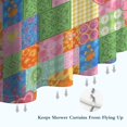 thumbnail image 6 of Pioneer Flower Floral Print Pattern Shower Curtain 36"x72", Bathroom Decorative Shower Curtain Set with 12 Hooks, Waterproof Washable, 6 of 6