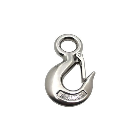 

304 Stainless Steel Crane Scale Grab Hooks Slip Hooks Stainless Steel Lifting Hook Rigging Accessory with Safety Latch (Grab Hooks 1000 kg) 1000KG