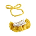 thumbnail image 4 of Muñeco de Peluche perfecl vestido tejido amarillo, Accesorios para Fotos DIY, disfraces de Juego de Imitación con Diadema, Haz tus Propias muñecas para muñecas de 6,6, 4 of 8
