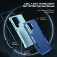 thumbnail image 5 of Dteck for Samsung Galaxy S25+ Plus Case with Screen Protector Tempered Glass, Military Grade Drop Protection Heavy Duty Shockproof Protection Non-Slip Phone Case for Samsung S25+,Blue+Green, 5 of 7