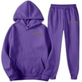 thumbnail image 1 of Men's 2 Piece Athletic Sweatsuit - Jogging Sweatshirt Sweatpants Set, Comfortable Soft Fabric, Athletic Design, Perfect for Workouts, Jogging Casual Wear, 1 of 4