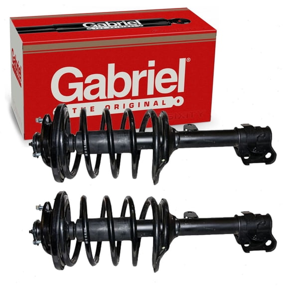 2 pc Gabriel G57120 ReadyMount Suspension Strut & Coil Springs for Assembly Shock Shocks Struts Fits select: 2003-2008 HONDA PILOT, 2001-2002 ACURA MDX