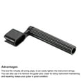 thumbnail image 4 of Unique Bargains Plastic Guitar String Winder Speed Guitar Strings Tuners, Black 10 Pack, 4 of 6