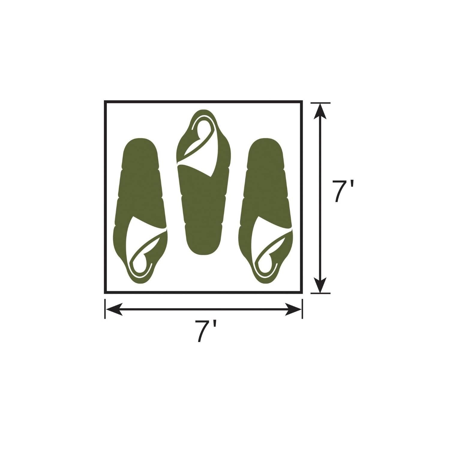 Wenzel ridgeline top 3 person tent