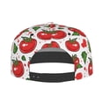 thumbnail image 4 of Balery Baseball Cap Flat Bill Hats for Men Adjustable Size for Running Workouts and Outdoor Activities All Seasons Dad Hat(Hand Drawn Tomatoes ), 4 of 9