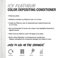 thumbnail image 3 of No Fade Fresh Color Depositing Conditioner with BondHeal Bond Rebuilder, Plant-Based, Vegan, Cruelty-Free 6.4 oz - Icy Silver Platinum Hair Color Mask, 3 of 13