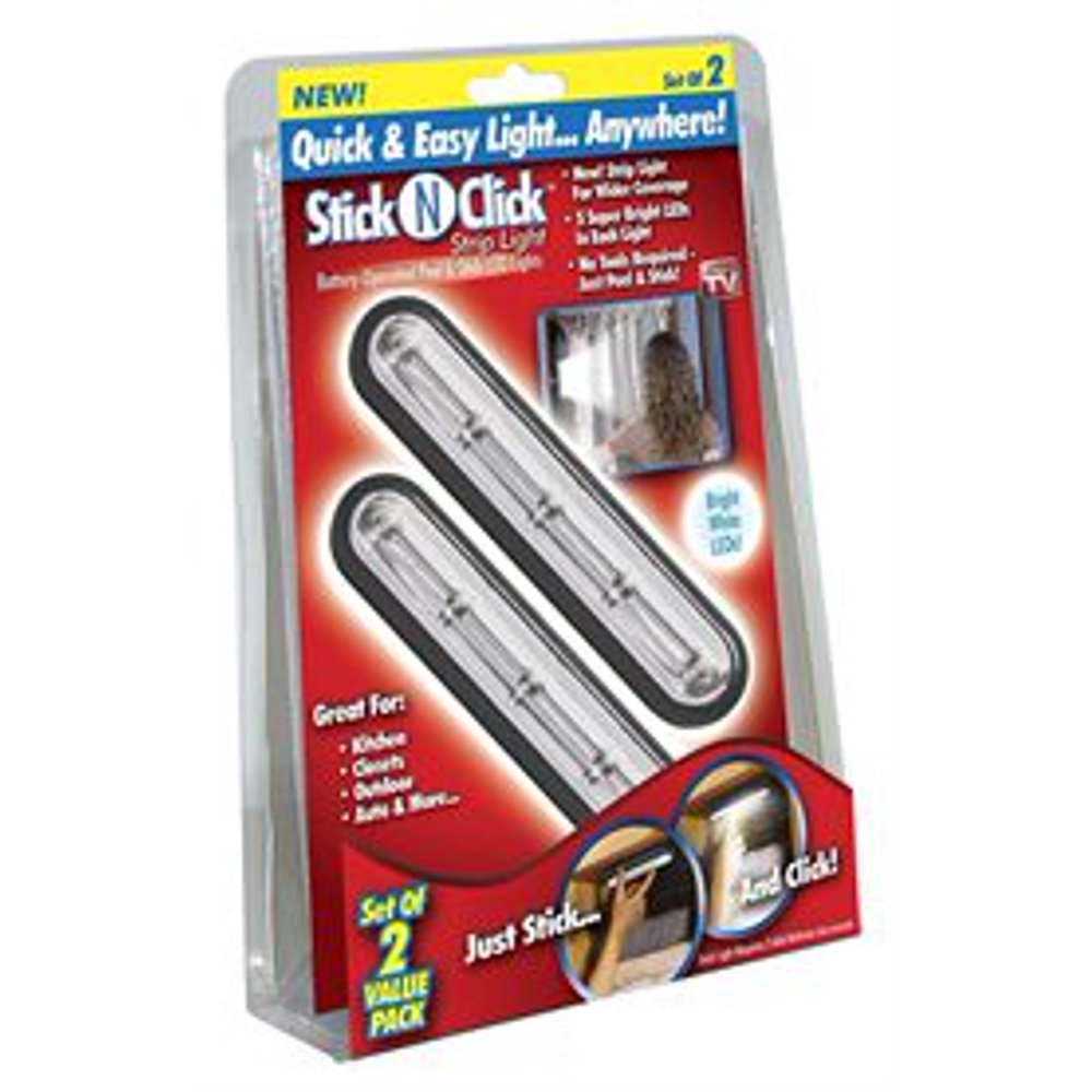 Stick N Click LED Strip Light Battery Operated