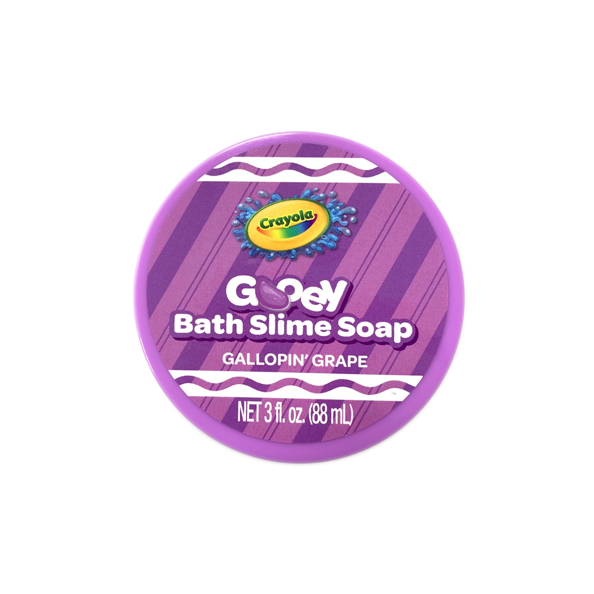 Crayola Gooey Bath Slime Soap, Gallopin' Grape, 3 fl. Oz