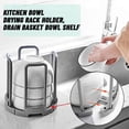 thumbnail image 7 of Wovilon Kitchen Drain- Dish Rack Inverted Buckle Storage Rack Retractable Drain- Rack Kitchen Gadgets Kitchen Tools, 7 of 7