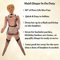 thumbnail image 3 of Merrimix 59 Ginger Inflatable Blow Up Doll with Maid Costume, Gag Gifts for Men, Bachelor Party Favors and Decorations + Bachelorette Party Accessories | Blow Up Dolls, Funny Bachelorette Party Gifts, 3 of 5
