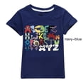 thumbnail image 1 of Nueva camiseta de manga corta para niños, camiseta lol con patrón de alfabeto, camiseta Sexy con bloqueo de colores para niños y niñas, regalo de cumpleaños y Navidad zhangyuxiang LED, 1 of 2
