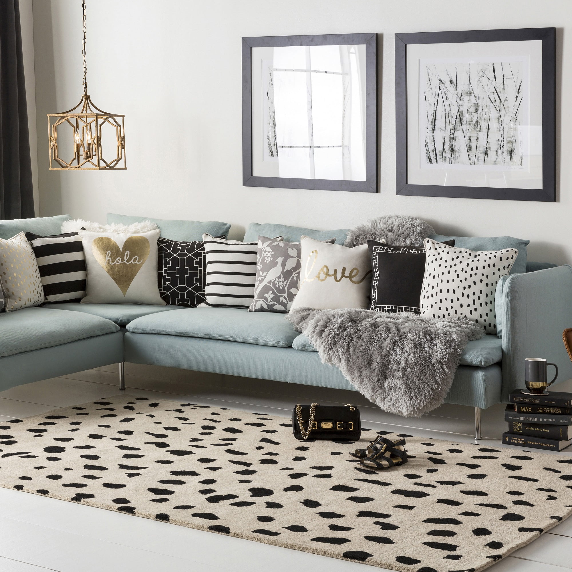 Art Of Knot Monroe Khaki 8 X 10 Rectangular Area Rug Walmart Com Walmart Com
