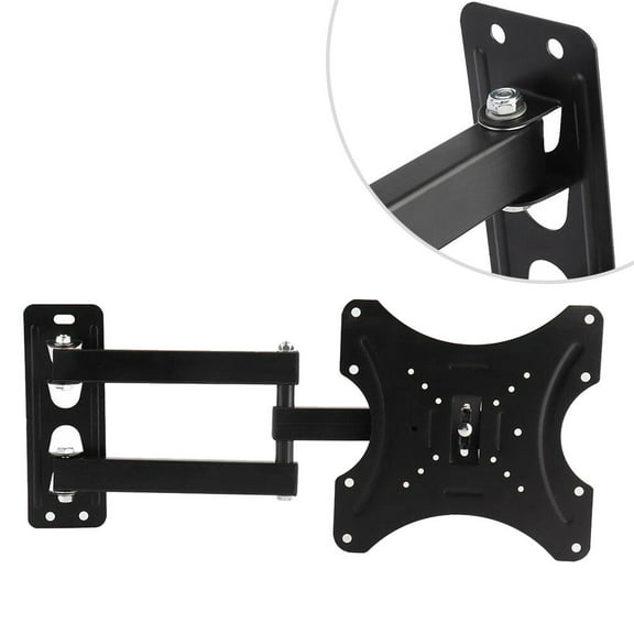 MLINS  14 -42 Swivel Extension Screen Corner Tv Wall Mount Bracket Black