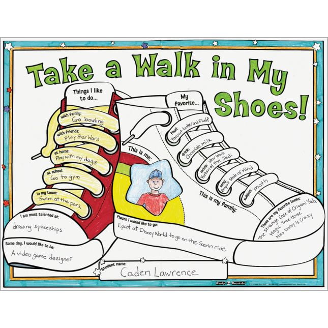 Pikken huren Bij wet Ready-To-Decorate Take A Walk In My Shoes! Posters - 24 posters -  Walmart.com