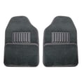 thumbnail image 2 of Set of 4 Universal Front and Rear Floor Mats - Dark Charcoal Carpet w/Heel Pad, 2 of 2