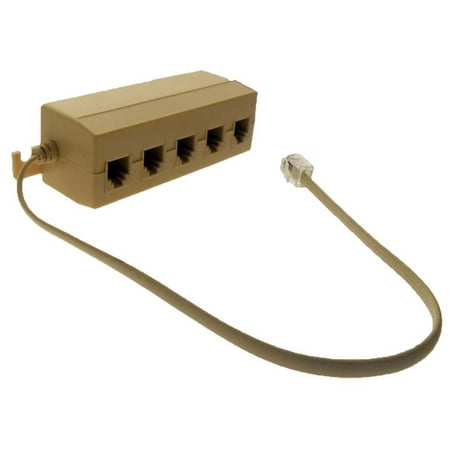 - 5 OUTLET MODULAR PHONE JACK