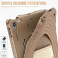 thumbnail image 4 of ELEHODL for iPad 10th Generation Case, iPad 10 Cover with 360° Hand Strap Stand/Shoulder Strap, Heavy Duty iPad 10th Gen Case A2696/A2757/A2777,Brown, 4 of 8