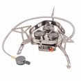 thumbnail image 3 of Windproof Camping Stove, Camping Gas Stove with Piezo Ignition, Carry Case, Portable Stove, Backpacking Stove for Outdoor Backpacking Hiking and Picnic, 3 of 8
