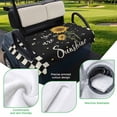 thumbnail image 5 of Golf Cart Seat Covers for 2 Seater,Sunflower Vingra Microfiber Cart Seat Towel Blanket,Farmhouse Garden Floral Bees Plaid Absorbent Breathable Non Slip Bench Seats Protector for Golf Course 51"x31", 5 of 9
