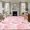 Pink, variant on 6'x9' Area Rugs, Pink Shell Coastal Indoor Outdoor Area Rug for Living Room Bedroom, Nautical Ocean Summer Beach Sea Washable Bathroom Rugs Kitchen Floor Carpet Mats Home Decor Aesthetic