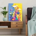 thumbnail image 5 of Qisvanset Colorful Beaker Chemistry Canvas Wall Art 15.75x11.81 Inches, 5 of 8