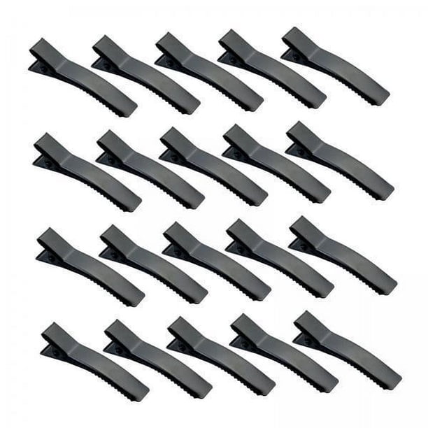 3x 20 Piezas Pinzas para El Cabello de , Pinzas para El Cabello, Horquillas Gruesas Negras Dentadas para Proyectos de Artes Y Manualidades, , 3.5 Cm 3 piezas