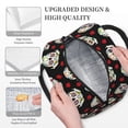 thumbnail image 5 of Haiem PUG Printed Lunch Bag Women, Lunch Box Lunch Bag for Women, Small Leakproof Cute Lunch Tote Large Capacity Reusable Insulated Cooler Lunch Container, 5 of 6