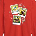 thumbnail image 3 of SpongeBob SquarePants - Christmas Photo Collage - Toddler And Youth Long Sleeve Graphic T-Shirt, 3 of 6