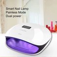 thumbnail image 1 of UV Nail Dryer Digital Display Timing Function Smart Sensing Detachable Base Cure Nail Gel 48W UV LED Nail Lamp Gel Polish Dryer Machine Manicure Tools, 1 of 8
