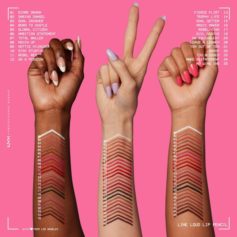 NYX PROFESSIONAL MAKEUP Line Loud Lip Liner, Longwear and