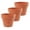 Terracotta Set of 3, variant on 9.2 Inch Latina Self Watering Planters (Set of 3) in Jade - Flower Pot with Bottom Watering and Water Level Indicator for Indoor/Outdoor use for All Plants, Flowers,