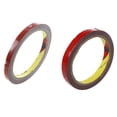 thumbnail image 1 of 2x Strong Permanent Double Sided Super Sticky Foam Tape Roll for Vehicle Car, Red 8MMx3Meter & 12MMx3Meter, 1 of 5