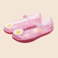 thumbnail image 2 of SROBPTY Toddler Girls Sandals Thick Sole Closed Toe Summer Closed Toe Flat Shoes for 3-10 Years, 2 of 5