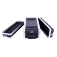 thumbnail image 4 of Crossrock Stackable 2U Rack Case, Shallow 14.25â€ Depth, Polyethylene Hard-shell Construction with Heavy Duty Hardware-Black(CRA9602US), 4 of 4