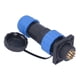 thumbnail image 1 of Enchufe de aviación, conector de alimentación impermeable Conector de enchufe de aviación cuadrado Enchufe impermeable Rendimiento inigualable, 1 of 12