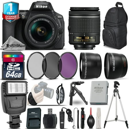 Nikon D5600 DSLR Camera + 18-55mm VR + 1yr Warranty + Filters + 64GB -Saving