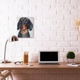 thumbnail image 3 of Stupell Industries Dachshund Puppy Dog Pet Animal Watercolor Painting Super Canvas Wall Art by George Dyachenko, 3 of 3