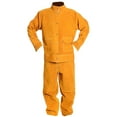 thumbnail image 4 of Ropa de protección Pantalones de chaqueta, Ropa de trabajo para soldadura por Ropa de protección, 9 tipos, L a XXXL, 3 colores Amarillo-XXL Sunnimix Traje de Soldadura con Aislamiento Térmico, 4 of 8
