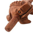 thumbnail image 5 of 10X Carved Croaking Wood Percussion Musical Sound Wood Frog Tone Block Toys, 5 of 5
