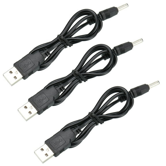 USB to DC3.5x1.35mm 2A Fast Charging Cable DC5V Power Cord for Electronics Cameras Speakers 39.37in