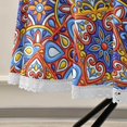thumbnail image 5 of Coolnut 60" Mexican Talavera Outdoor Tablecloth with Umbrella Hole and Zipper, Waterproof Round Tablecloth for Party,Patio,Picnic,Holiday Dinner,Summer, 5 of 6