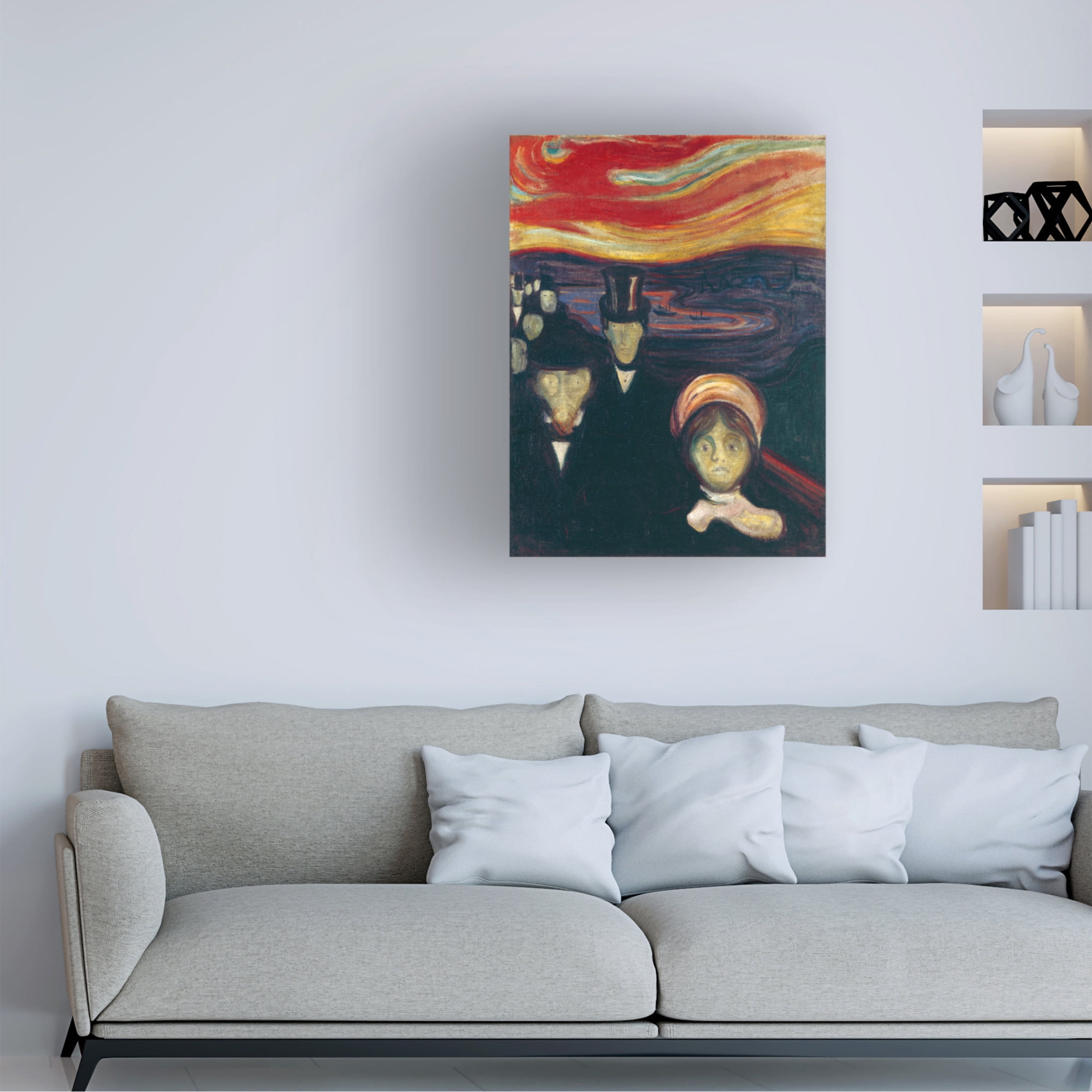 Trademark Fine Art Pictufy Anxiety Canvas Wall Art