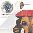 thumbnail image 2 of Yayeee Dish Drying Mat for Kitchen Counter 16"x18" Microfiber Absorbent Pad, Cute Dog Artist, 2 of 7