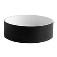 thumbnail image 2 of Pemberly Row Évier Rond Contemporain Noir Mat 15 Pouces Surface Solide Résine, 2 of 5